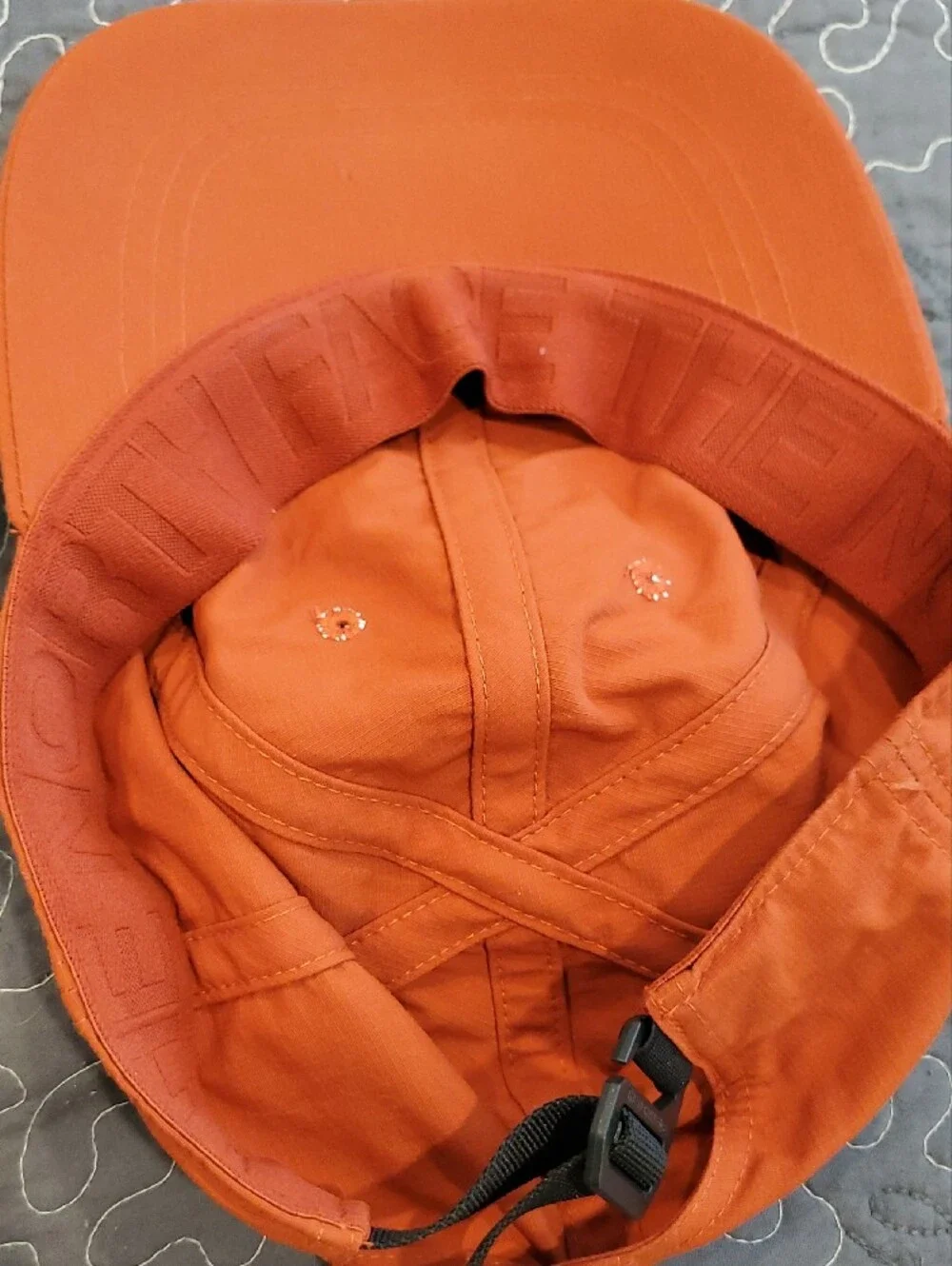 The North Face bright red